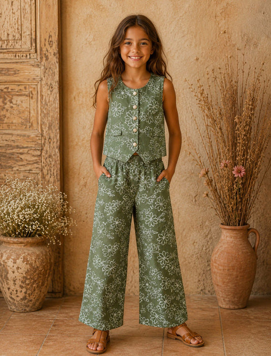 ensemble vert enfant