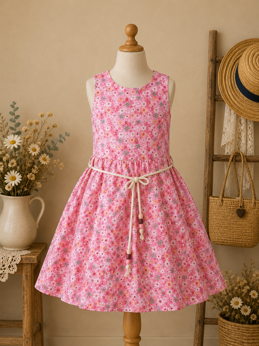 Robe rose