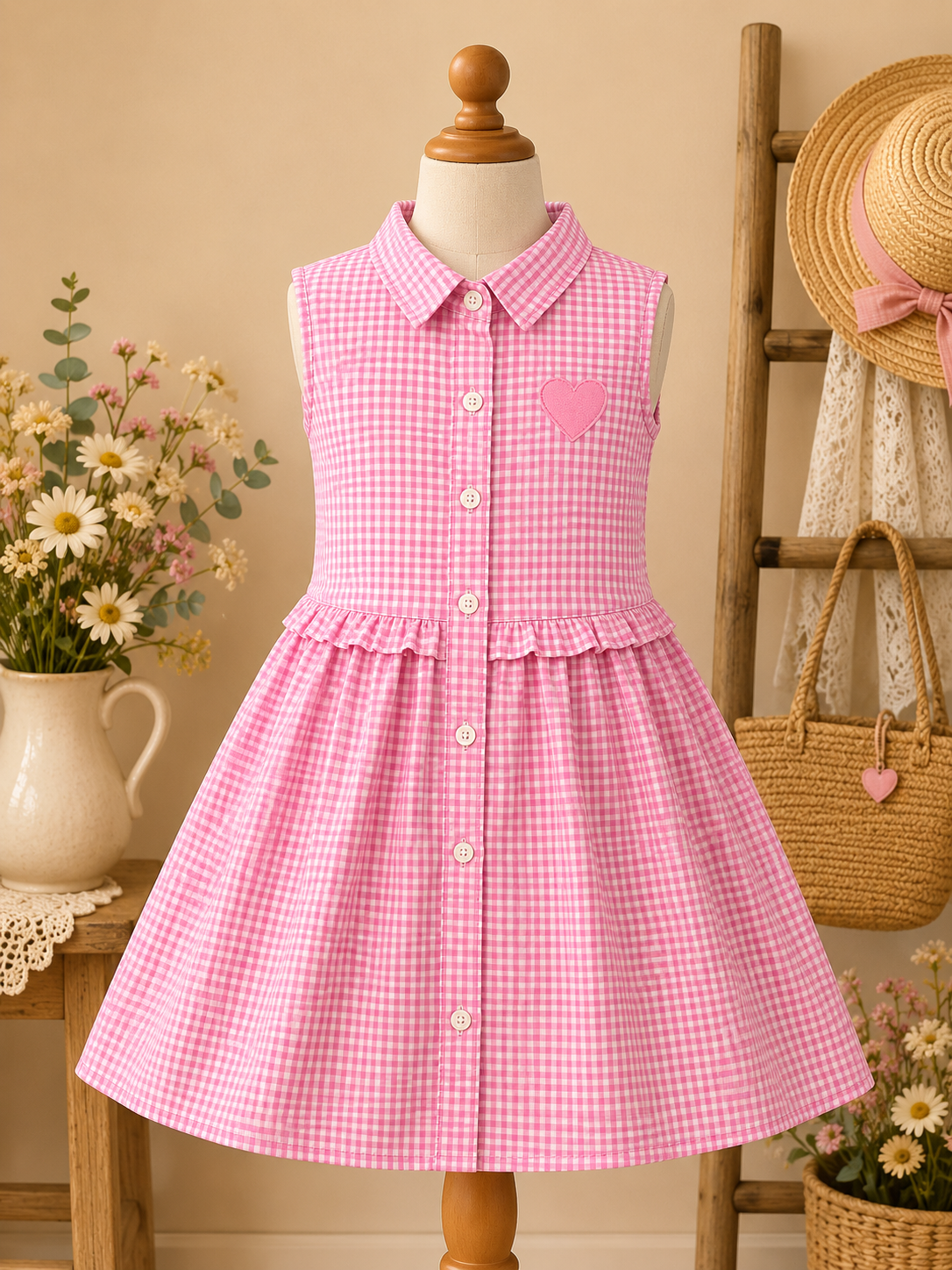 Robe rose